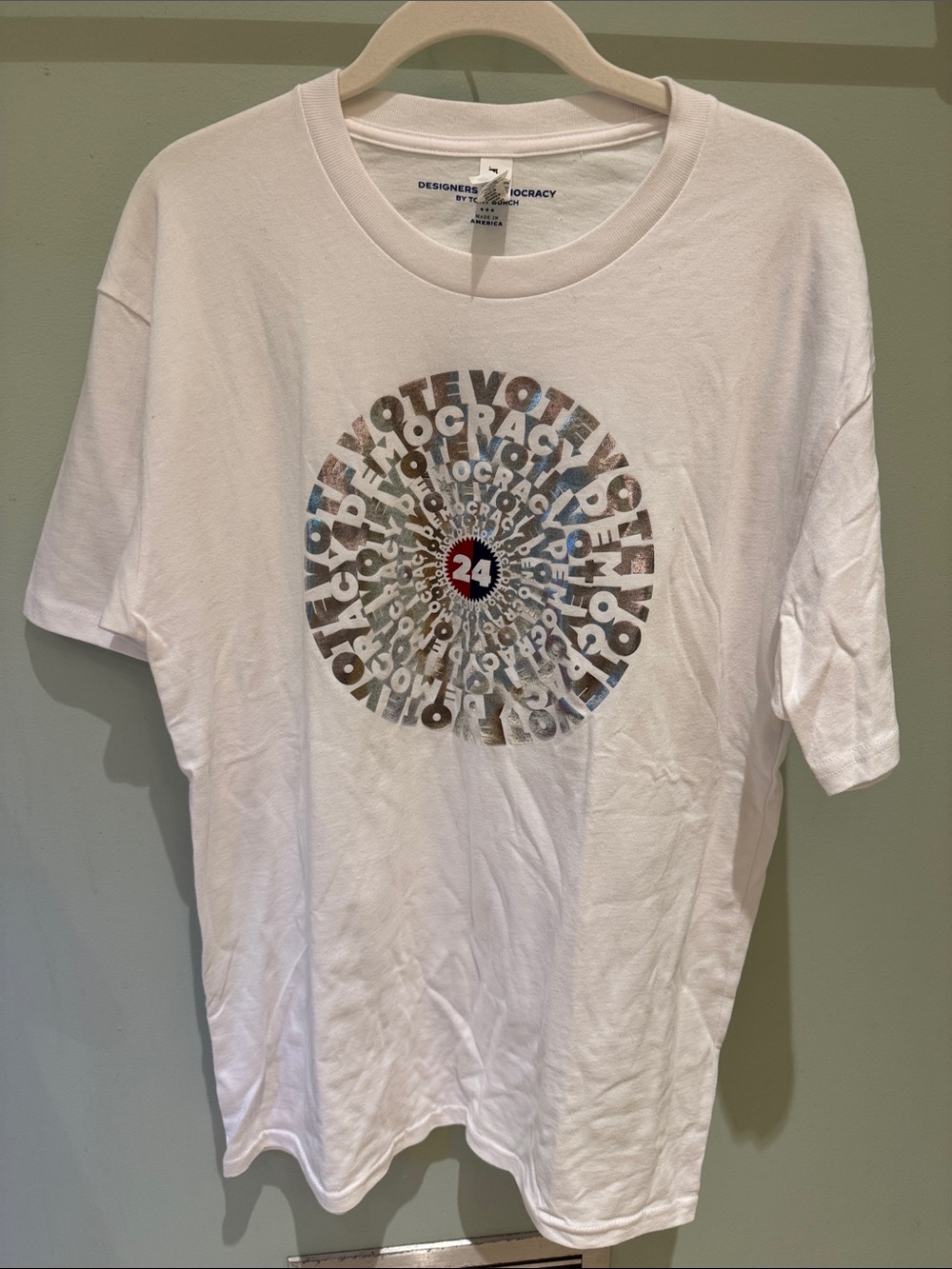 Designers for Democracy 'Vote' Graphic White Tee